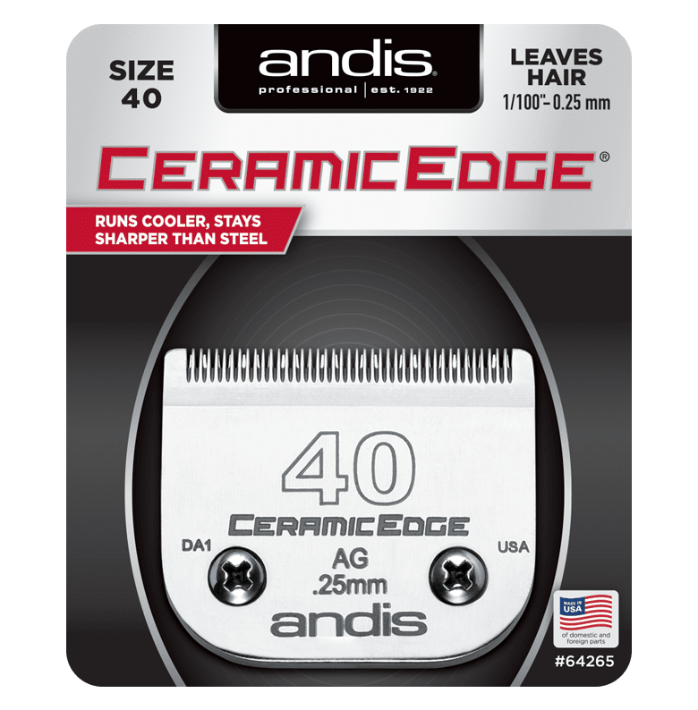 Andis CeramicEdge® Detachable Blade, Size 40 Dog Grooming Blade - Image 4