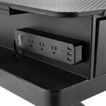 Waggz Store-Low Electric Dog Grooming Table with Drawers (Black) - Image 5