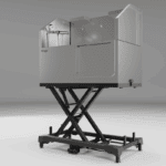 Waggz Power-Slide 50" Electric Dog Grooming Tub (Black)