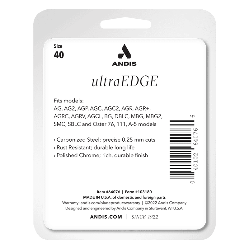 Andis UltraEdge® Detachable Blade #40 - Image 2