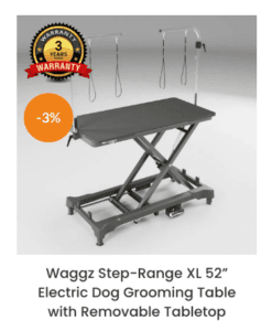 Waggz Step-Range XL 52” Electric Dog Grooming Table