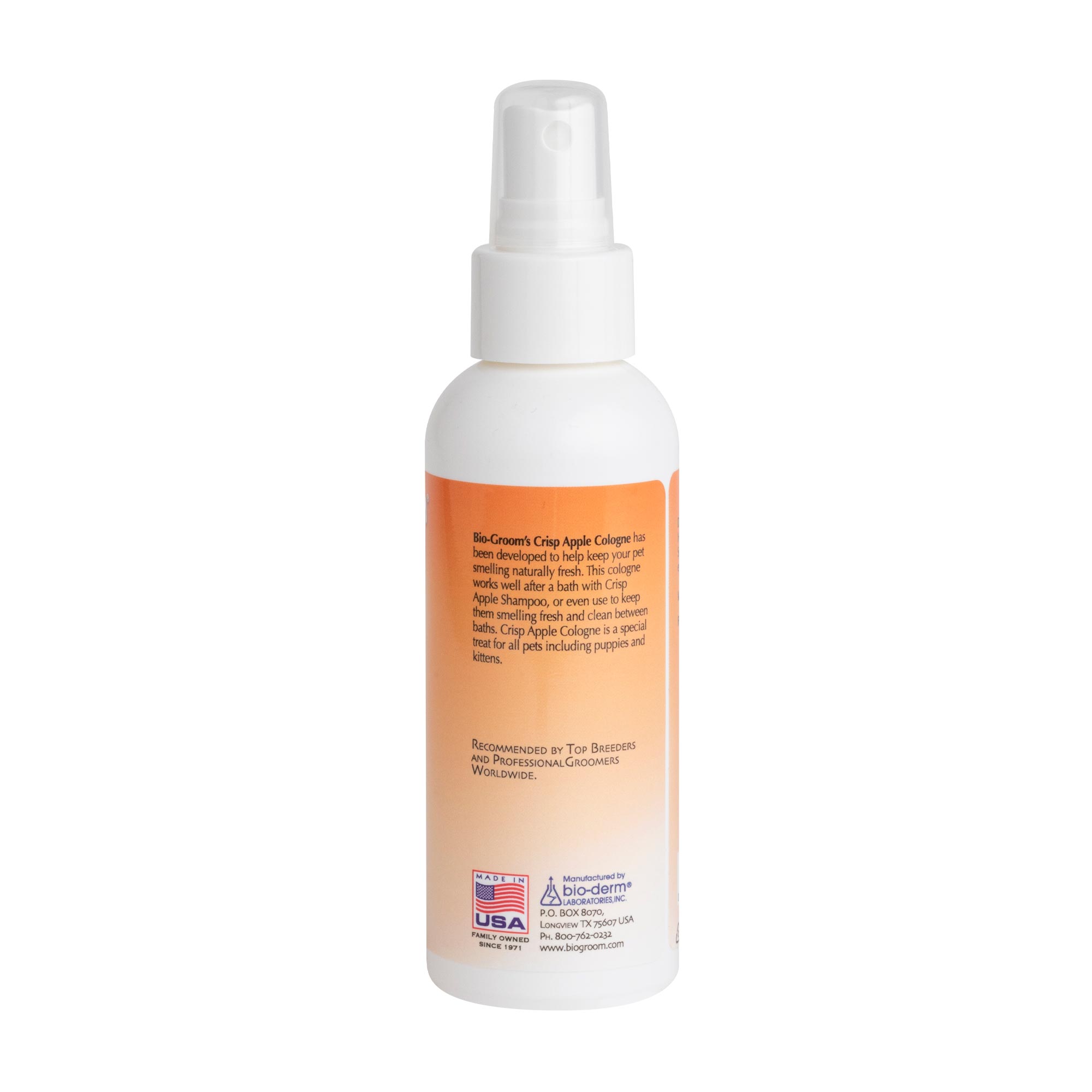 Bio-Groom Crisp Apple Cologne 4oz Dog Grooming Cologne - Image 2