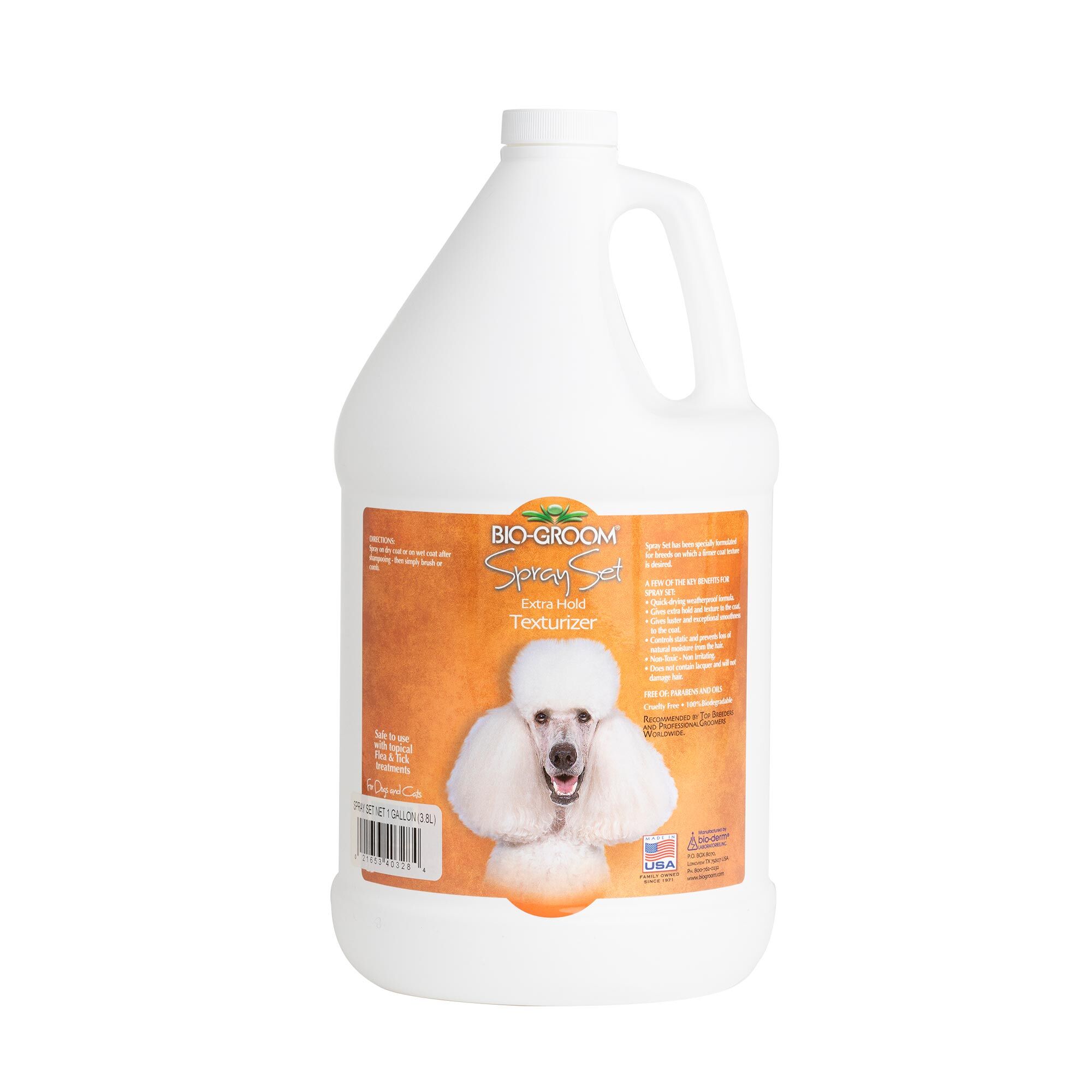 Bio-Groom-Spray-Set-Extra-Hold-Texturizer-Gallon Bio-Groom Spray Set Gallon Dog Grooming Spray - Image 1