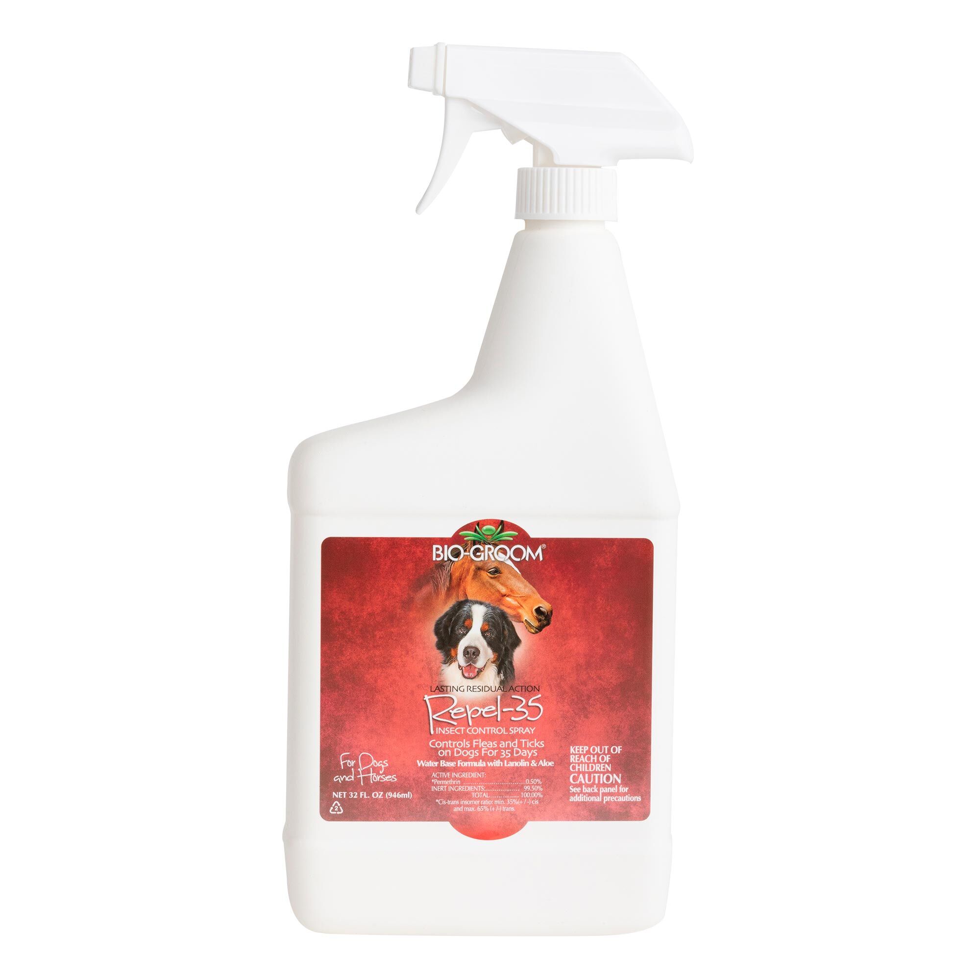 Bio Groom Repel 35 Flea Tick Spray 32 Ounce Front