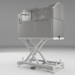 Waggz Power-Slide 50″ Electric Dog Grooming Tub (White)