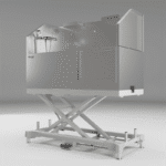 Waggz Power-Slide XL 60″ Electric Dog Grooming Tub (White)