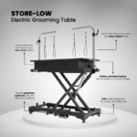 Waggz Store-Low Electric Dog Grooming Table with Drawers (Black) - Image 2