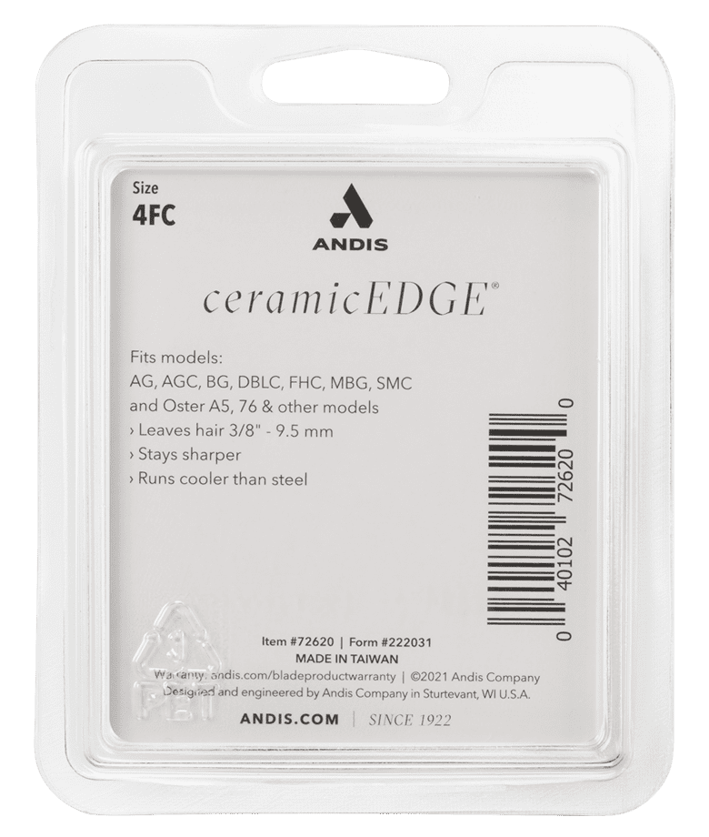 Andis CeramicEdge® Detachable Blade, Size 4FC  Dog Grooming Blade - Image 5