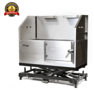 Waggz Power-Lock XL Electric Dog Grooming Tub (Black) 