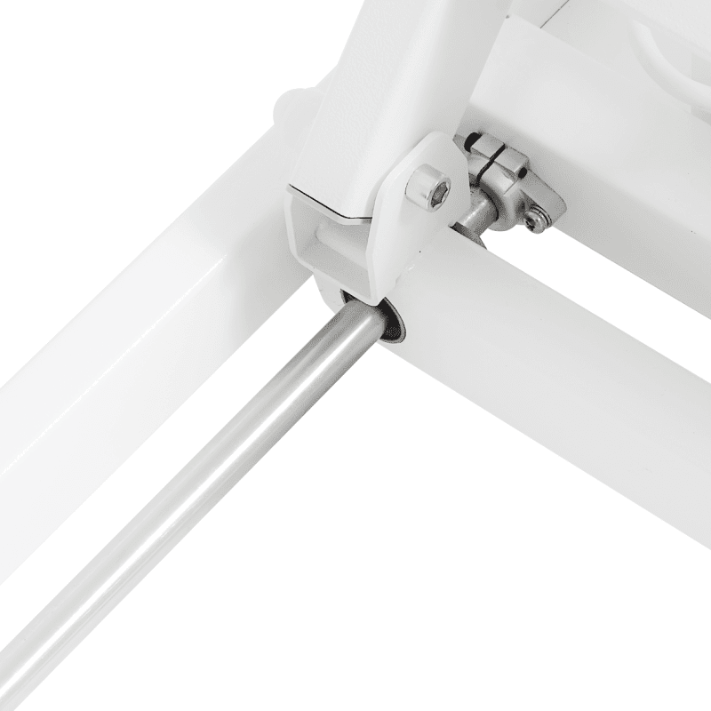 Waggz Step-Low Lite 47” Compact Electric Dog Grooming Table (White) - Image 3