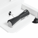 Waggz Step-Low Lite 47” Compact Electric Dog Grooming Table (White) - Image 5