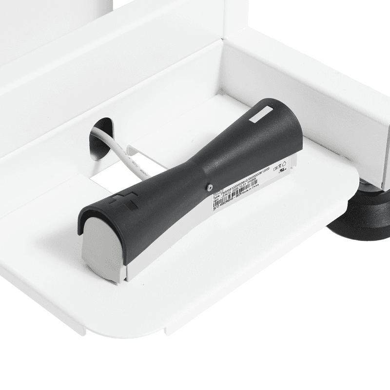 Waggz Step-Low Lite 47” Compact Electric Dog Grooming Table (White) - Image 5