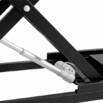 Waggz Step-Low Lite 47” Compact Electric Dog Grooming Table (Black) - Image 4