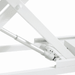 Waggz Step-Low Lite 47” Compact Electric Dog Grooming Table (White) - Image 4