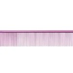 Utsumi 9 Wide Quarter Pink/ White/Black Comb <br/><span class="p-title">Dog Grooming Comb</span>