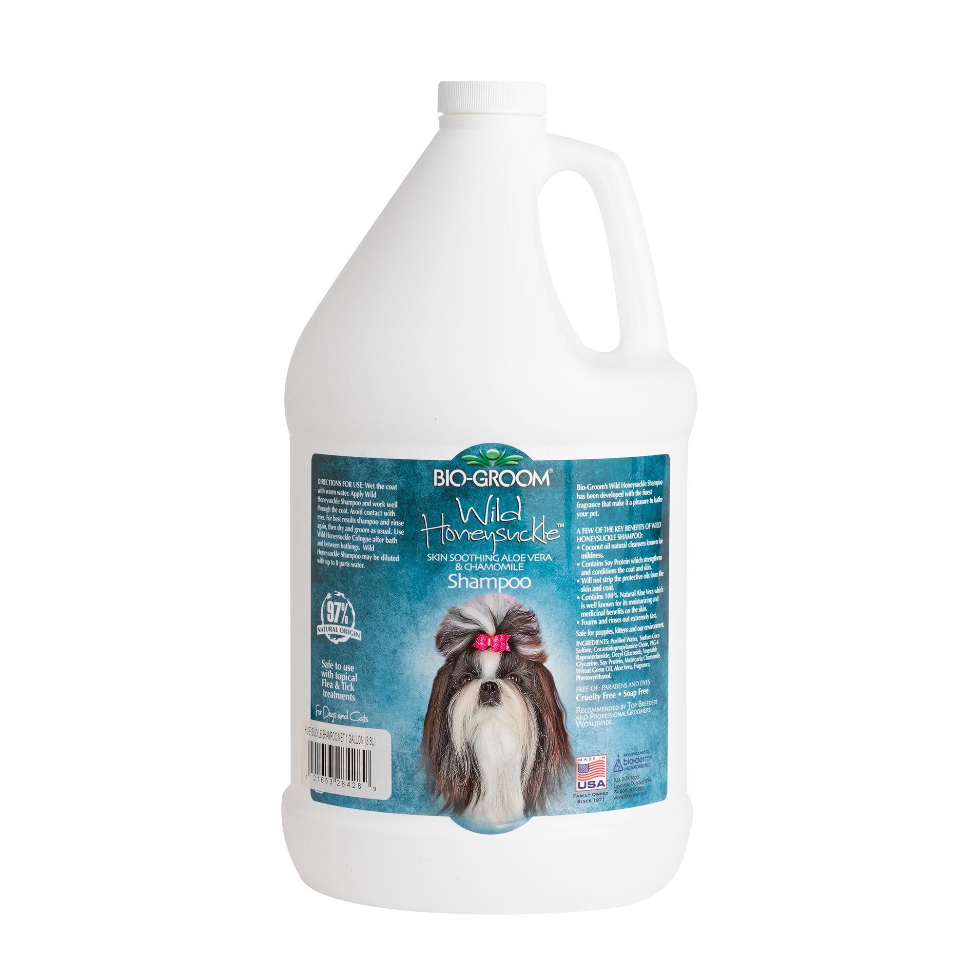 Bio-Groom-Wild-Honeysuckle-Shampoo-Gallon Bio Groom Wild Honeysuckle Shampoo Gallon Dog Grooming Shampoo - Image 1