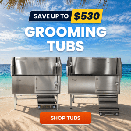 Dog days summer sale grooming tubs