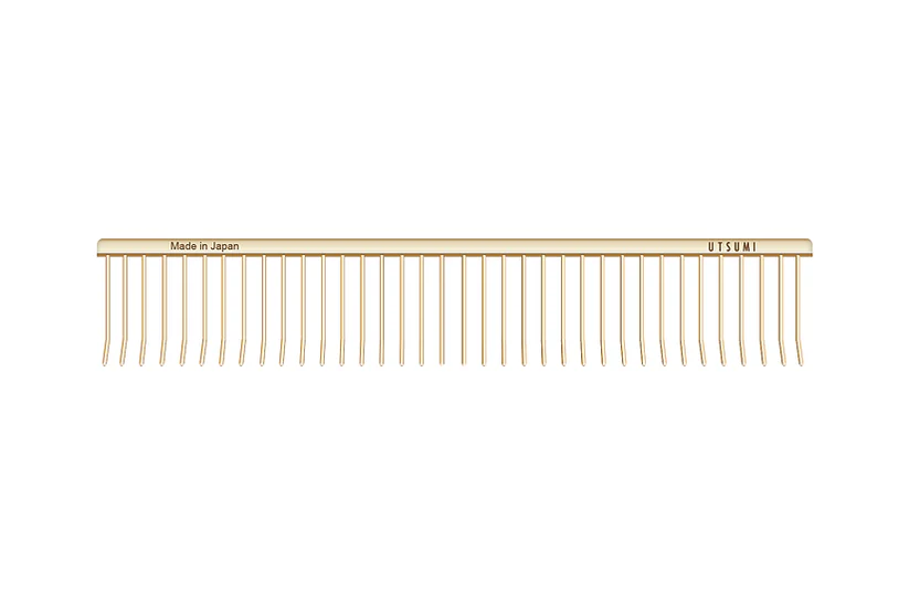 ECOSpecialComb_1 gold Utsumi ECO Special #1 Comb Dog Grooming Comb - Image 1