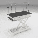 Waggz Store-Low Electric Dog Grooming Table with Drawers (White)