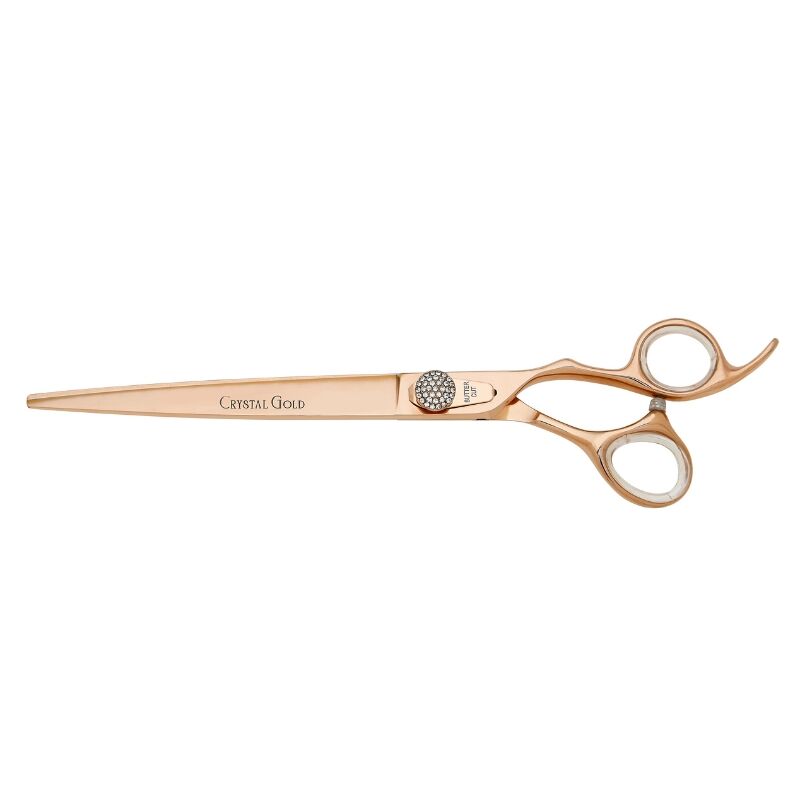 CG-85ST Geib Buttercut Shear Crystal Gold 8.5" Dog Grooming Shear - Image 1