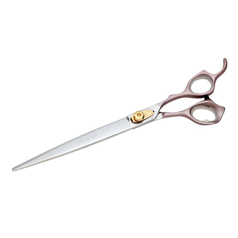 KG-P-95ST Geib Buttercut Shear Kiss Gold Pink 9.5"-Right hand Dog Grooming Shear - Image 1