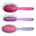 Utsumi Long Pin Brush for Dog Grooming - Large (Pink) - Image 4