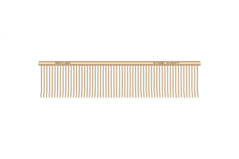 ECOSpecial_5 GOLD Utsumi ECO Special #5 Comb <br/><span class="p-title">Dog Grooming Comb</span> - Image 1