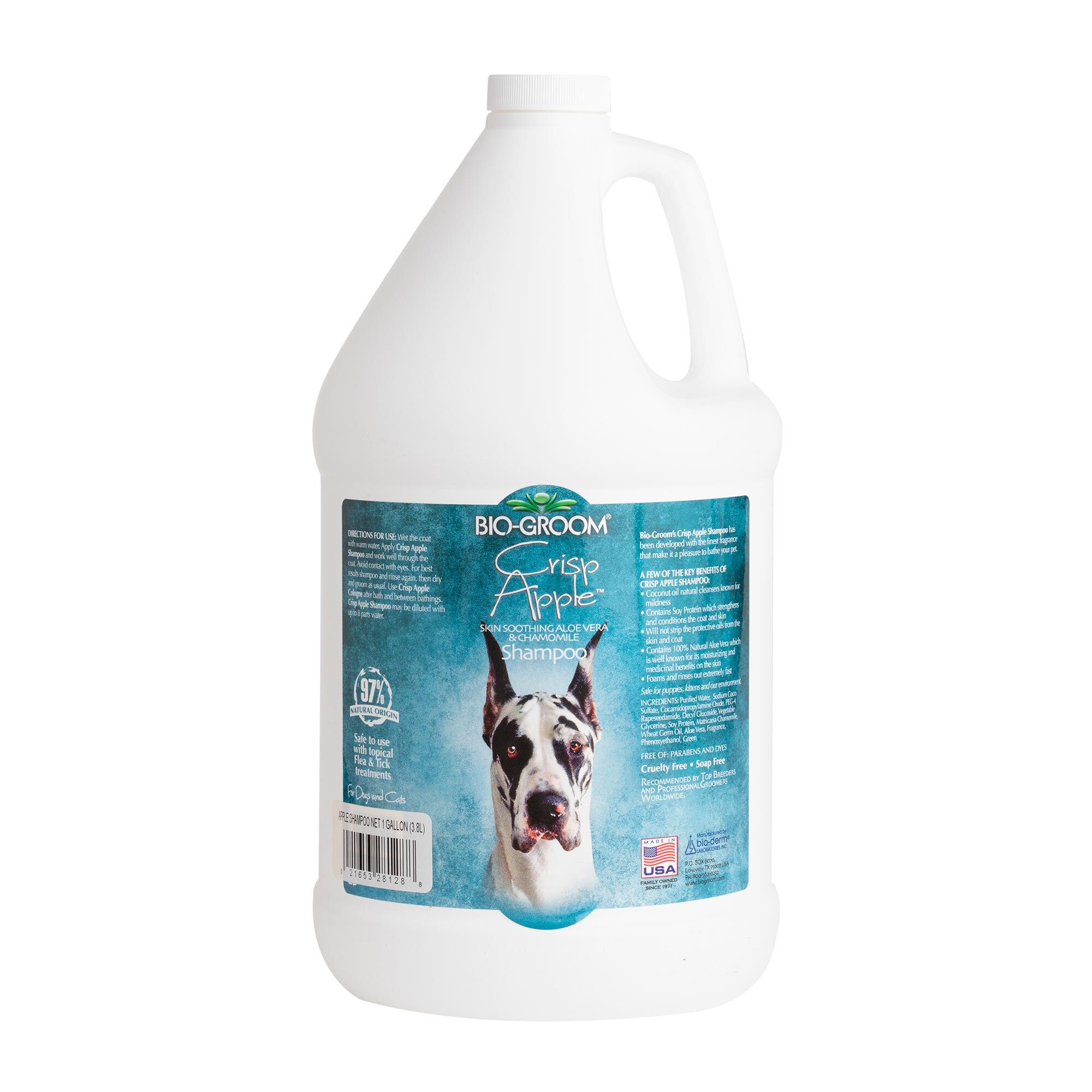 Bio Groom Crisp Apple Shampoo 1 Gallon Dog Grooming Shampoo - Image 1