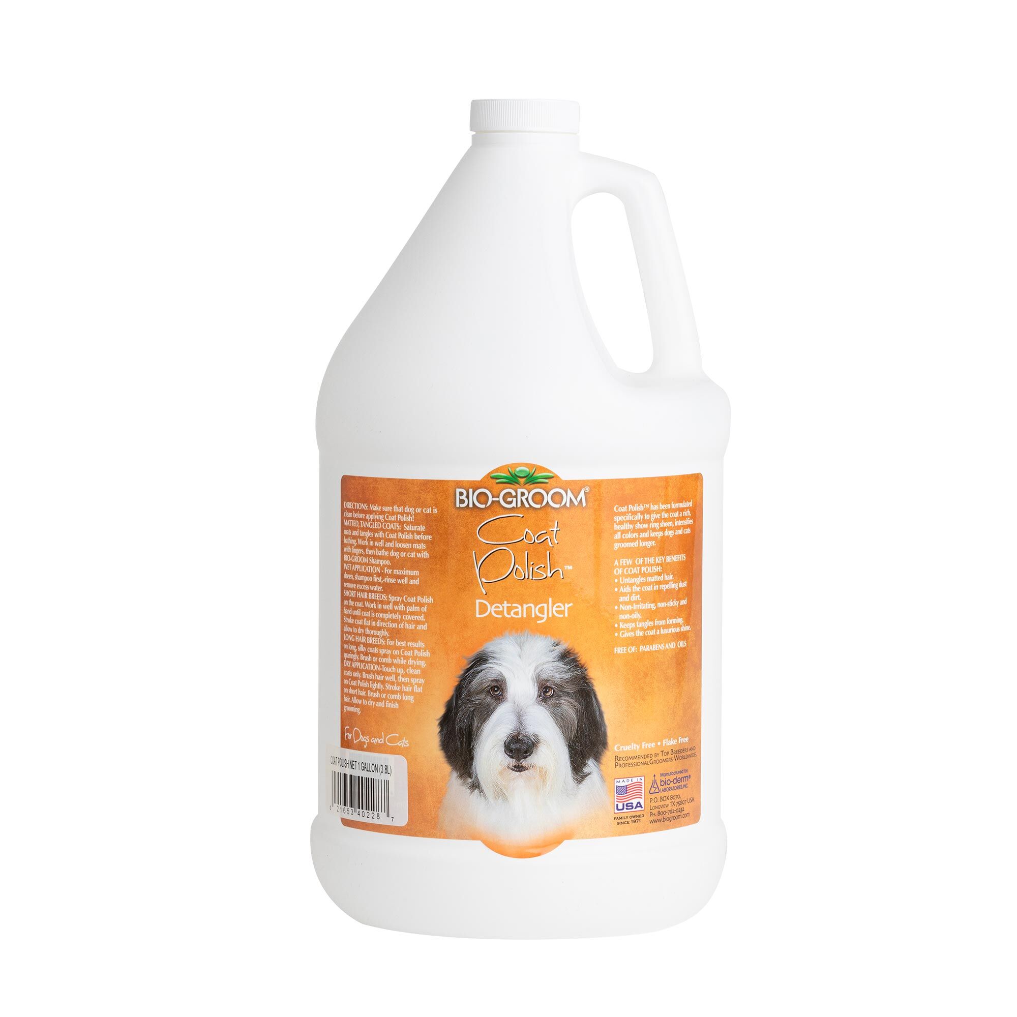 Bio-Groom-Dog-Coat-Polish-Detangler-Gallon Bio-Groom Coat Polish Gallon Dog Grooming Spray - Image 1