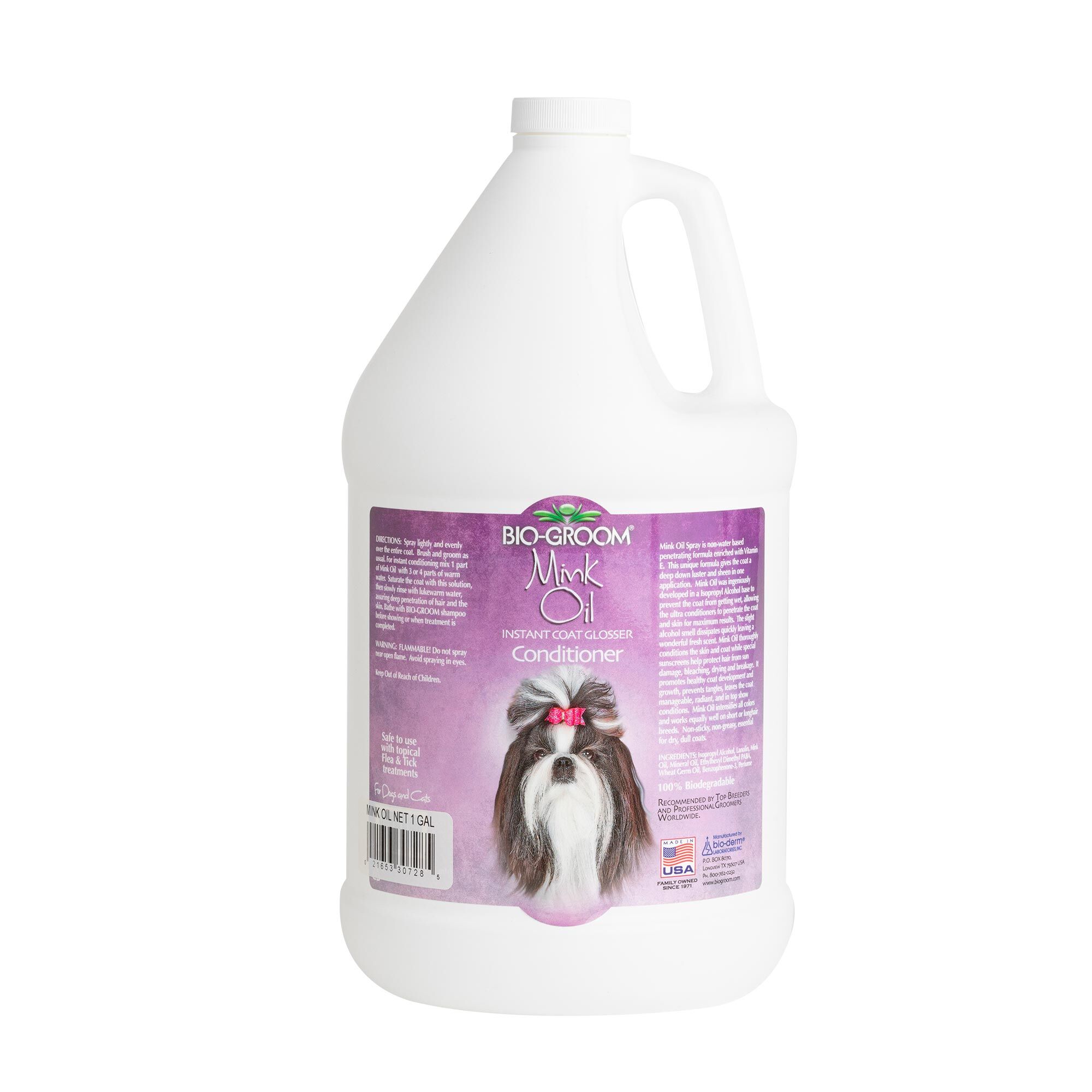 Bio-Groom-Mink-Oil-Conditioner-Gallon Bio-Groom Mink Oil Gallon Dog Grooming Conditioning Spray - Image 1