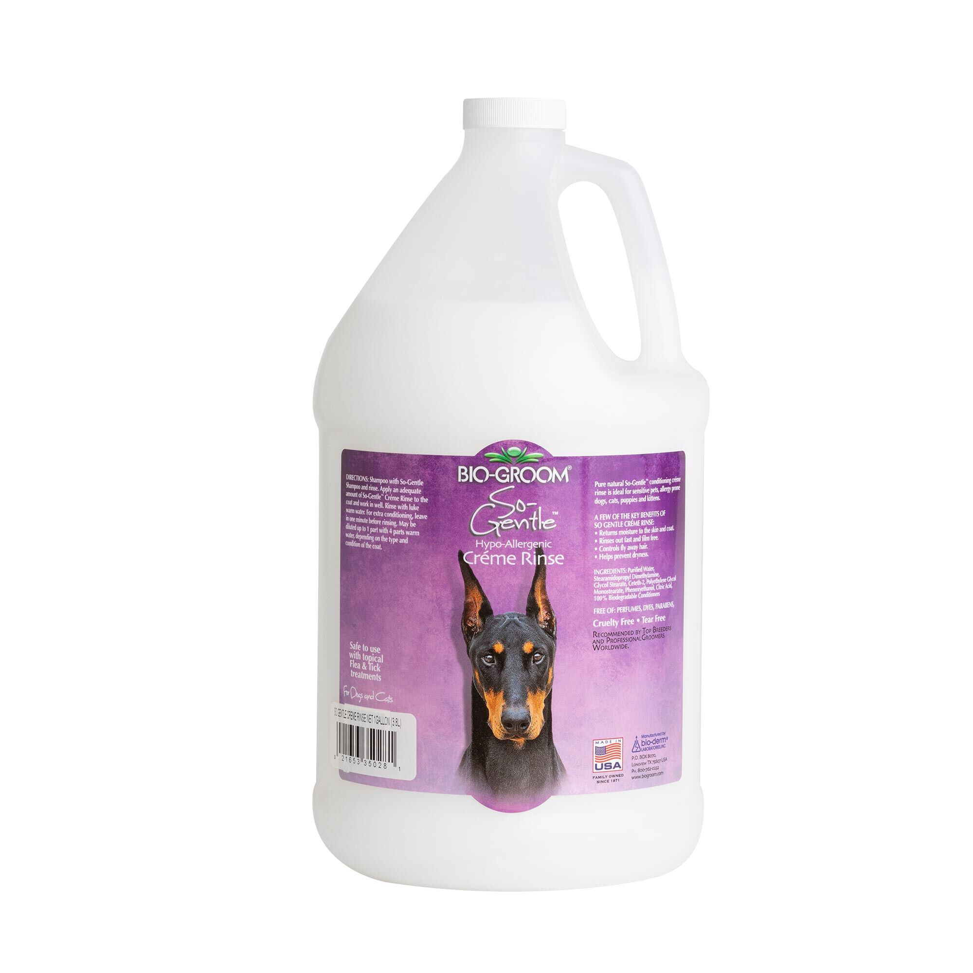 Bio-Groom So Gentle Crème Rinse Gallon Dog Grooming Conditioner - Image 1