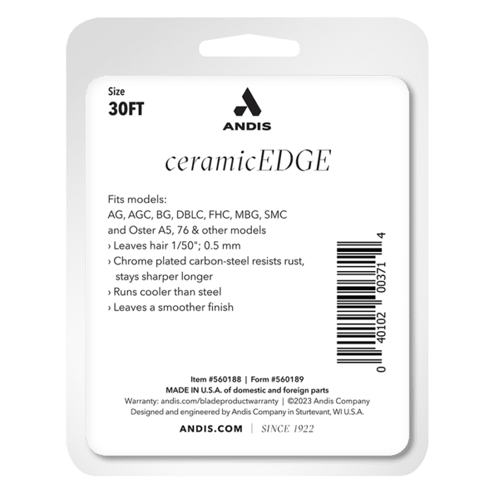 Andis CeramicEdge® 30FT Fine Tooth Blade - Image 3