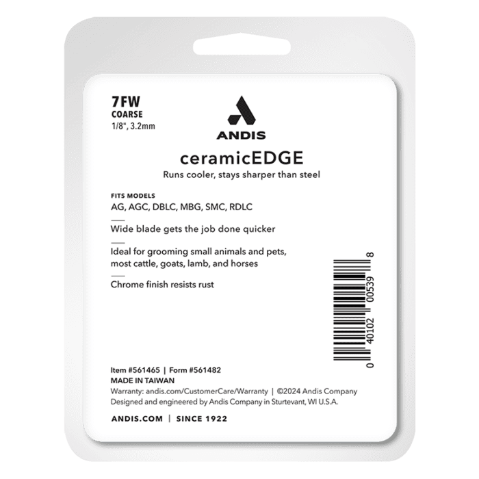 Andis CeramicEdge® #7FW Finishing Wide Blade - Image 3