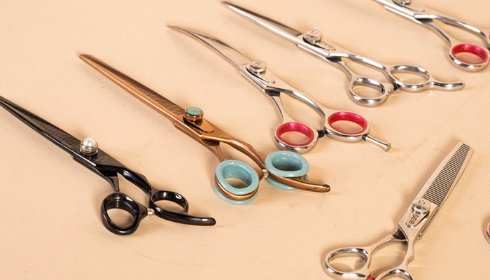Curved Dog Grooming Shears