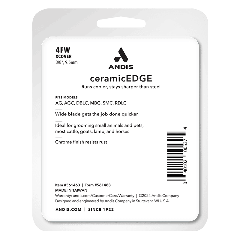 Andis CeramicEdge® #4FW Fine Wide Blade - Image 3