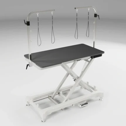 Waggz Store-Low Electric Dog Grooming Table (White) | Waggz