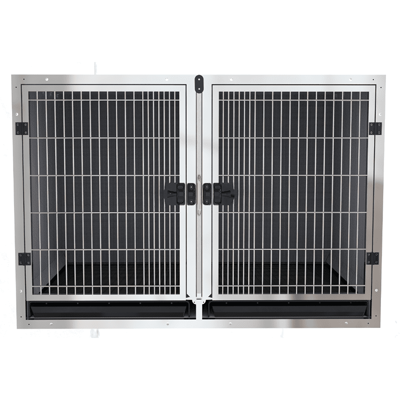 Waggz Large Mod-Stack Pet Grooming Cage in 304 Stainless Steel (WZ-304L) - Image 1
