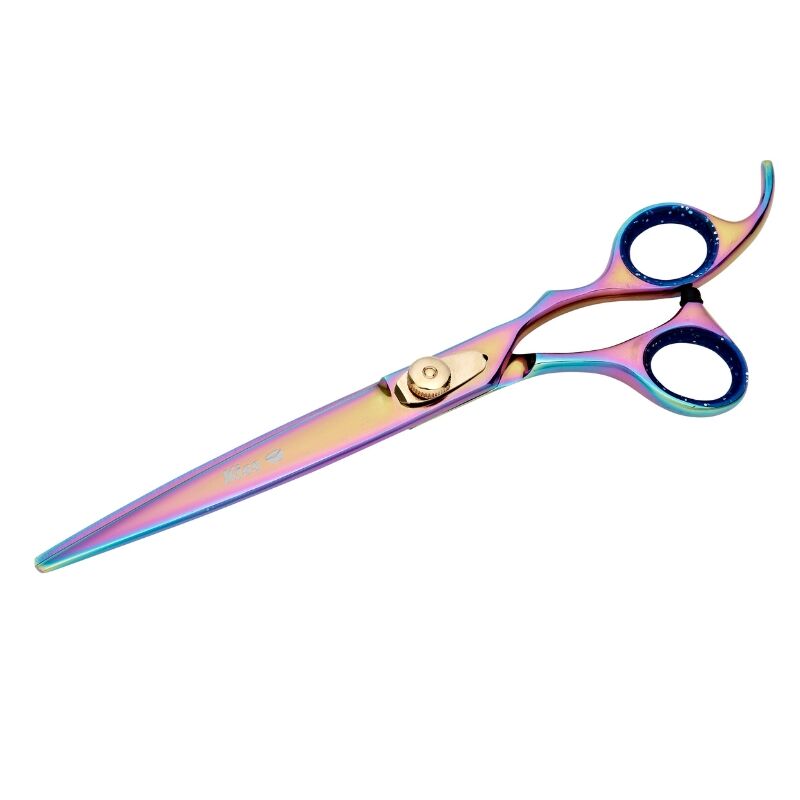 KG-R-85ST Geib Buttercut Shear Kiss Gold Rainbow 8.5" Dog Grooming Shear - Image 1