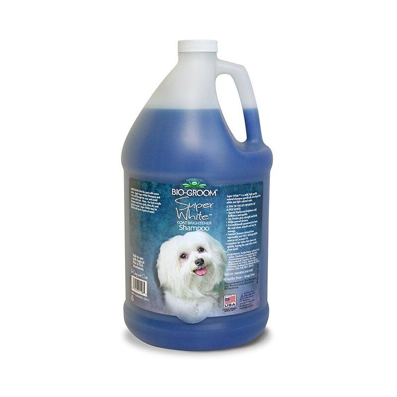 super white Bio-Groom Super White™ Brightening Shampoo (1 Gallon) Dog Grooming Shampoo - Image 1
