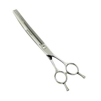 Geib Buttercut Shear Wave 7.0" 38-Tooth Curved Cobalt Blender <br/><span class="p-title">Dog Grooming Shear</span>