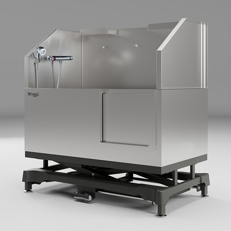 Waggz Power-Slide XL 60" Electric Dog Grooming Tub (Black) - Image 2