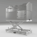 Waggz Power-Lock XL 60″ Electric Dog Grooming Tub (White)