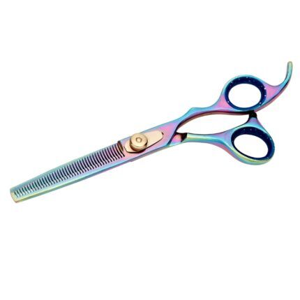 Geib Buttercut Shear Kiss Gold Rainbow 6.5" BL-42-Tooth Blender Dog Grooming Shear