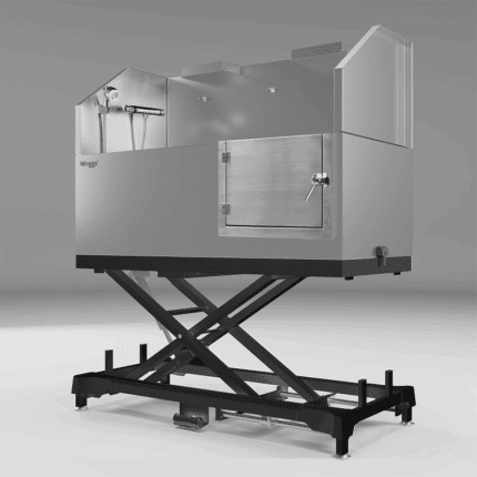 Waggz Power-Lock XL 60″ Electric Dog Grooming Tub (Black)