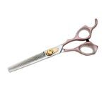Geib Buttercut Shear Kiss Gold Pink 6.5" BL-42-Tooth Blender Dog Grooming Shear