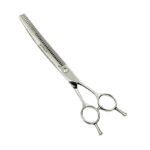 Geib Buttercut Shear Wave 7.0" 38-Tooth Curved Cobalt Blender <br/><span class="p-title">Dog Grooming Shear</span>