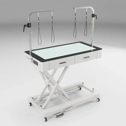 Waggz Roll-Bright LED Electric Dog Grooming Table with Drawers