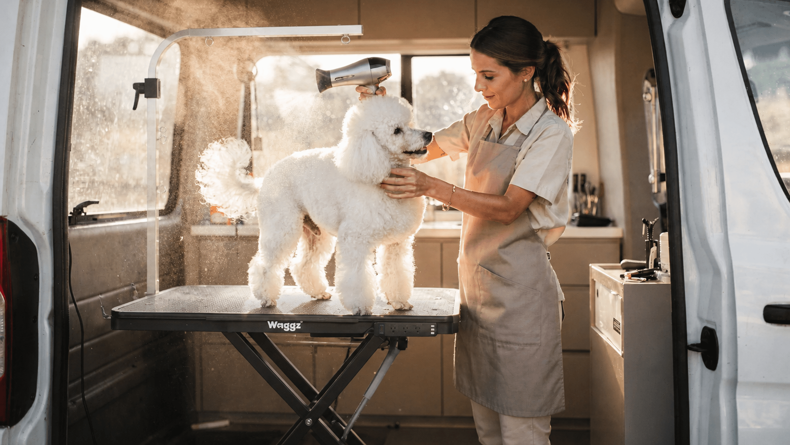 Best Mobile Dog Grooming Equipment for Vans Trailers and House Calls scaled 1