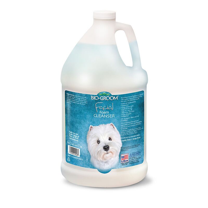 biogroom dog shampoo facialfoamcleanser gallon 1