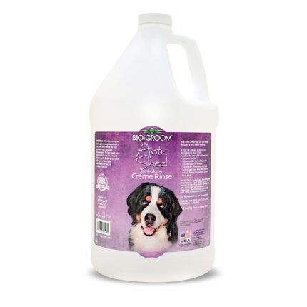 Bio-Groom Anti-Shed deshedding Crème Rinse Gallon Dog Grooming Conditioner